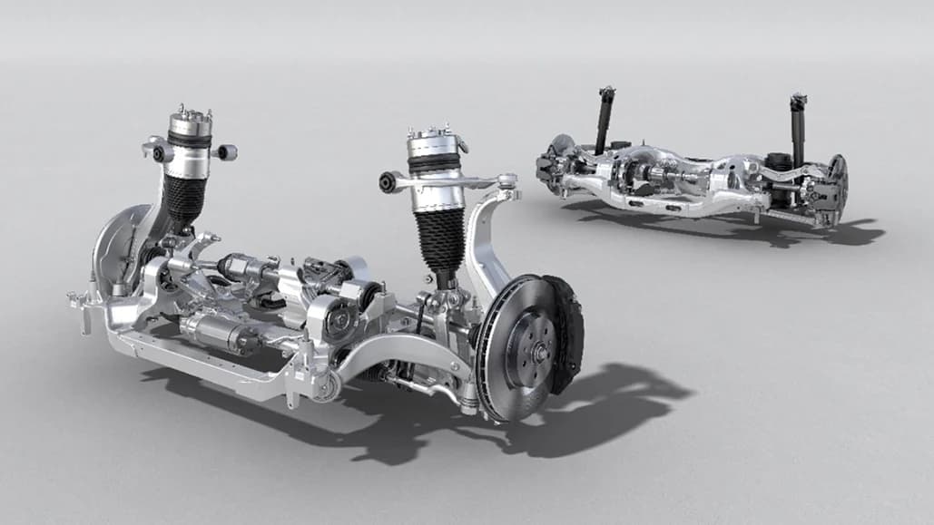 Air Suspension + CDC + Rear-Wheel Steering — Brembo 32.8 m braking