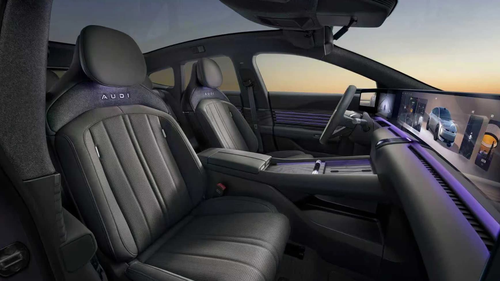 Luxurious cabin — 12-way front seats, Bose audio, 50 W wireless charging
