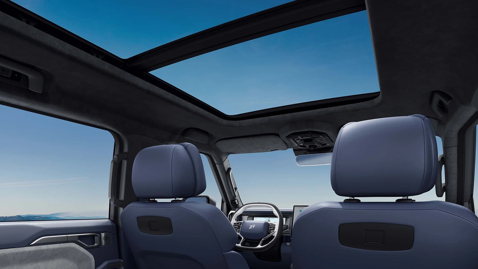 64-Inch Panoramic Sunroof