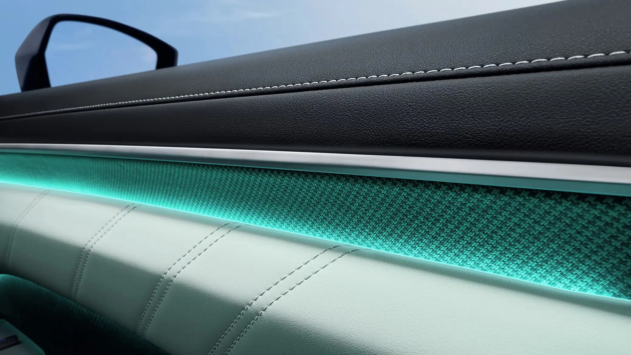 64-color adjustable ambient lighting