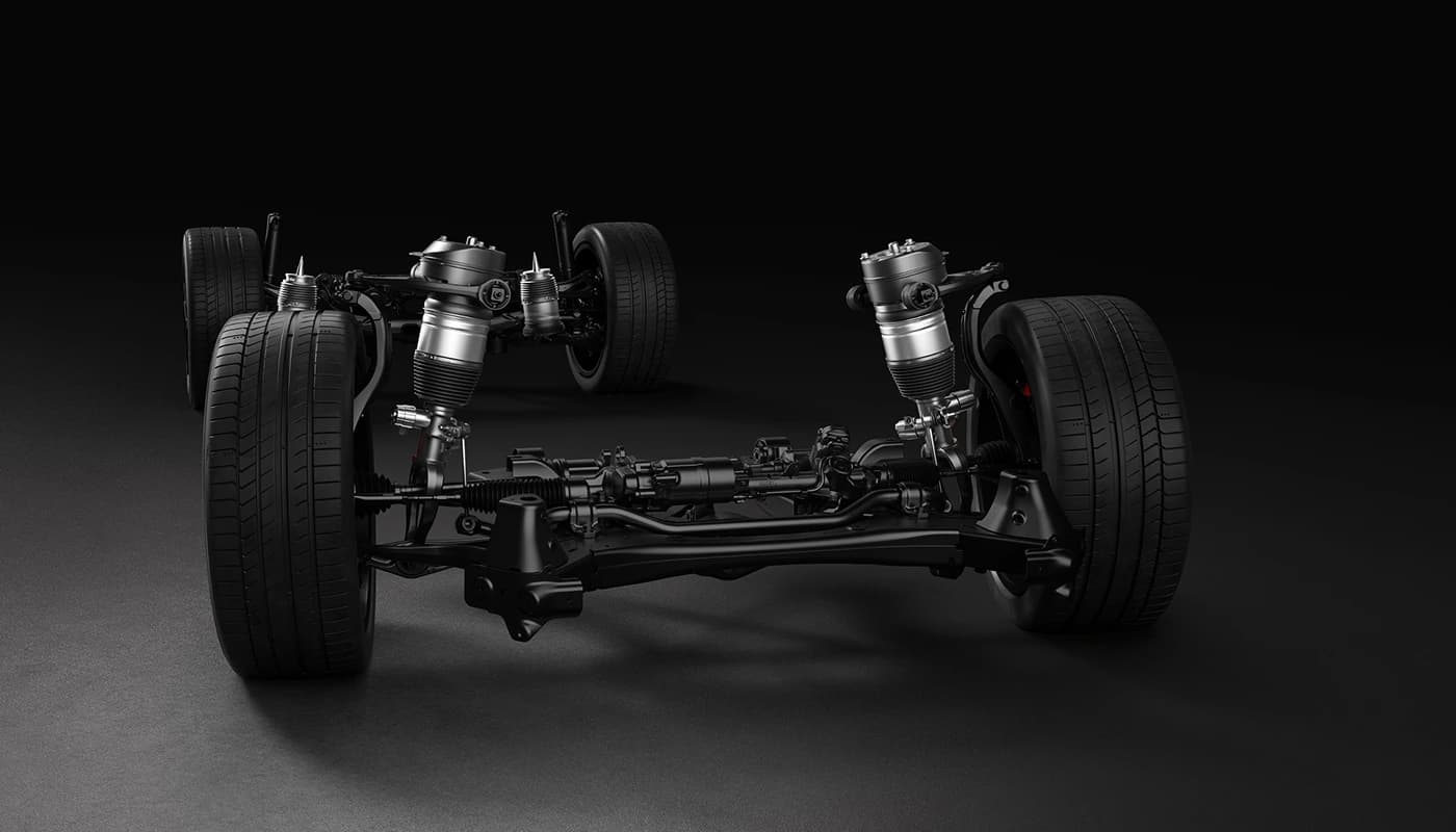 Xiaomi Dragon Chassis, Master Edition — closed dual-chamber air springs, eLSD